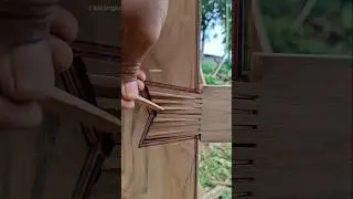 This is an example of a wood joint without nails. #wood #videoshort