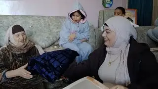 زيارتي لبيت ابويا ورد فعل ابويا وامي علي هدايا العيد وشوفوا هديه أشرقت لجدها بكي من الفرحه