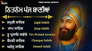 Panj Bania With Lyrics \\ Path Panj Bania \\ ਨਿਤਨੇਮ ਪੰਜ ਬਾਣੀਆ \\ Full Path Nitnem Sahib \\ ਜਪੁਜੀ