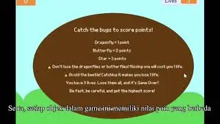 Tugas akhir proyek Berpikir Komputasional SS02. Tutorial bermain Bugs Blitz