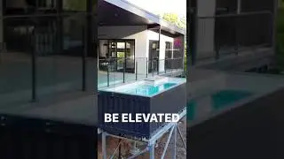 Never settle #pool #abovegroundpool #shippingcontainer #design #engineering