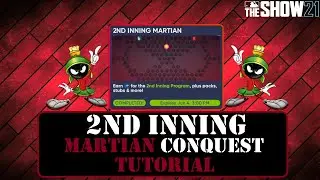 EASIEST AND BEST WAY TO COMPLETE MARTIAN CONQUEST | 2ND INNING CONQUEST TUTORIAL | MLB THE SHOW 21