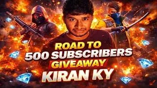 DAY 71🔥ROAD TO 500 SUBSCRIBERS + GIVEAWAY! | KIRAN KY IS LIVE 🔥 (Portrait)