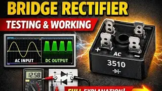 Bridge Rectifier Testing & Working! Bridge Rectifier कैसे काम करता है और Testing कैसे करे!#bridge