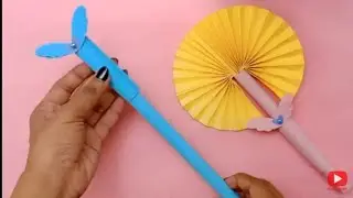 This video is about DIY magic paper fan at home. Easy paper craft step by step