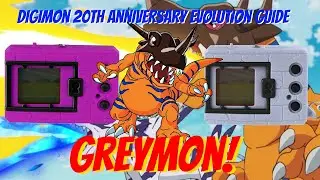 How To Get Greymon! | Digimon VPet Evolution Guide | 20th Anniversary Digimon Digivice