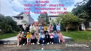 Ku Bahagia#Linedance#Choreo : AniM (INA) - January 2026#Demo : LDL SetraDago,ULD Bandung city (INA)