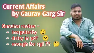 Study IQ Current Affairs by Gaurav Garg Sir | Reality of paid course by Gaurav Course | #studyiq#ssc