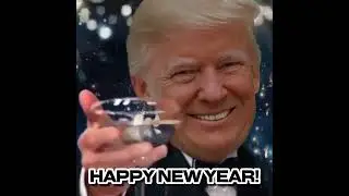 Donald Trump's Happy New Year Toast!