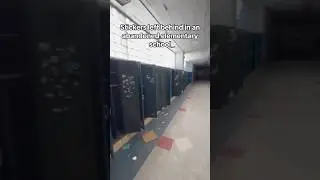 Stickers on Abandoned School Lockers