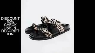 Chic Leopard Print Platform Sandal for Woman Classic Buckle Design Casual Thick Bottom Ladies Beach