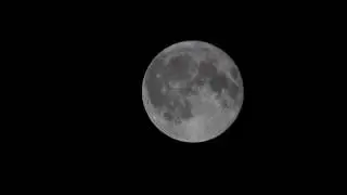 Full Harvest Moon HD Video Canon 5DSR body 800mm lens