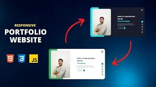 Complete Responsive Portfolio Website Using HTML CSS & JavaScript  - No Talking