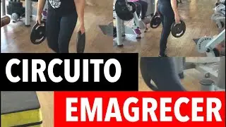 CIRCUITO EMAGRECER-  CIRCUITO NA MUSCULAÇÃO