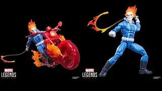 Новая фигурка Призрачного всадника Джонни Блейза с мотоциклом из серии Marvel Legends поступит в ...
