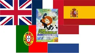 Kim Possible - La Cl&eacute; du Temps (2004) Menu Principal de Tous les 5 Langues