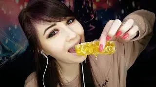 ASMR | I Tried Raw Honeycomb EXTREME Sticky Eating Sounds (Whispered)