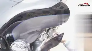 Installation of VEISUTOR Adjustable Air Deflector for Harley Davidson