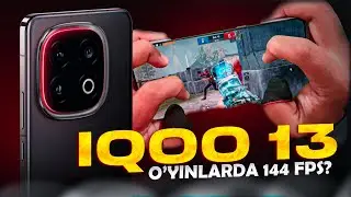 IQOO 13 TELEFONINI TO’LLIQ OBZORI! O’yinlarda 144 FPS?