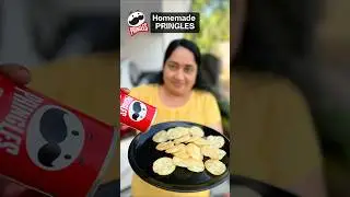 Crispy Homemade Pringles😍🤩👌🏻 #pringles #pringleschips #recipe #cooking