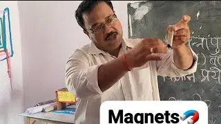 Effect of Magnet across Water💦 Glass and Plastic  #science #experiment #new #latest