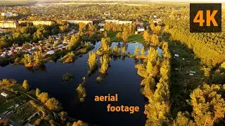 Aerial footage 4k [aerial survey] город Домодедово микрорайон Белые Столбы 4к