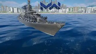 NUCLEAR FREAK!! - The most OP cruiser to pro players RF Varyag: MODERN WARSHIPS GAMEPLAY #2