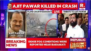 Ajit Pawar Plane Crash LIVE: 'I Have Lost A True Friend,' Eknath Shinde Mourns