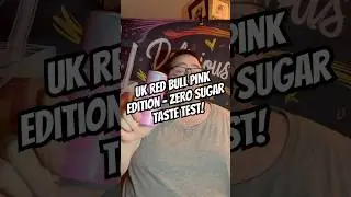 UK Red Bull Pink Edition Zero Sugar Review | Forest Fruit Flavor Test #review