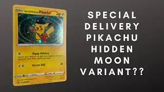 Pok&eacute;mon Special Delivery Pikachu With Swirl And Hidden Moon Variant.