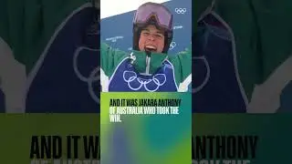 We have a first EVER Dual Moguls Olympic champ! 🥇