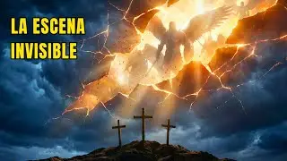 La cruz vista desde el cielo: una escena que ningún ser humano ha presenciado jamás.
