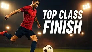 Top class finish in the football match #inshot #football ⚽ 5 second video 