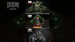 DOOM The Dark Ages, DOOM Eternal, and DOOM (2016) All Demons Compared