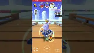 💖👰&zwj;♀️ Princess Peach Wedding Dress 💖👰&zwj;♀️ in ❄️🧊 RMX Vanilla Lake 2T ❄️🧊 - Mario Kart Tour