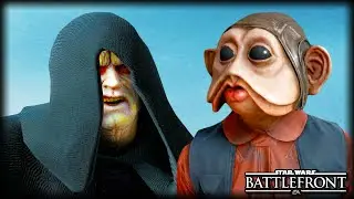 When Emperor Palpatine Meets Nien Nunb : STAR WARS Battlefront Machinima