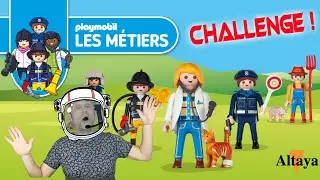 CHALLENGE : Les METIERS PLAYMOBIL ! La Revanche de PAPOUNET ! Collection figurines et livres ALTAYA.