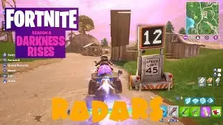 (Chapter 1) Record a Speed of 27 on Different Radar Signs Guide - Fortnite Season 6 - Week 5