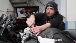 Fitting Wunderlich Bar risers to BMW R1250 GS Adventure