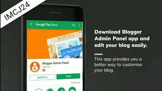Blogger Admin Panel