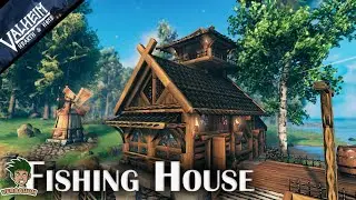 Valheim | Small Viking Fishing House | building Ep #7 Season 2