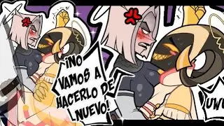 LUTE talks to ABEL about what they did last night 2/3 (comic fandub) HAZBIN HOTEL.