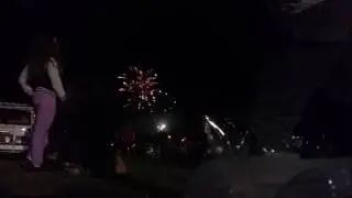 Fireworks at ferny Hills carnivale
