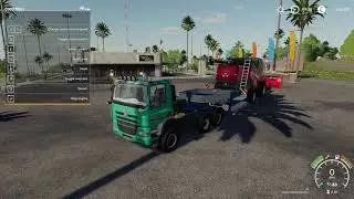 Transport Massey Ferguson 7347 S harvester | FARMING SIMULATOR 19 |