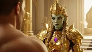 The Alien Queen Fell Silent When She Saw the Scars Beneath My Armor