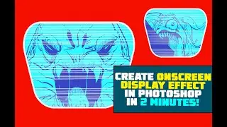 How to Create a Transparent Virtual Display (TV scanline effect) in Photoshop