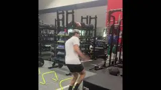 Continuous Lateral Hurdle Hop (x3) to Box