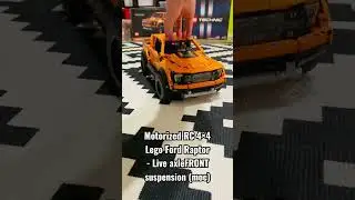 Motorized 4&times;4 Lego Technic Raptor - Live axleFRONT suspension (moc)
