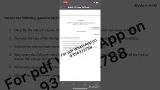 BHME 103 ENGLISH MEDIUM SOLVED ASSIGNMENT 2023-24 FOR PDF WHATSAPP ON 9354372788