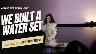 Inside Our Vogue-Inspired Water Photoshoot &ndash; Studio Water Pool Install